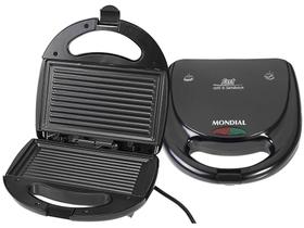 Sanduicheira Mondial Fast Grill e Sandwich - Preto 750W