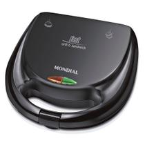 Sanduicheira Mondial Fast Grill E Sandwich Preto S-12 220V