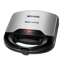 Sanduicheira Mondial S-20 2 em 1 Grill 750W Preto e Inox 110V Sanduicheira Mondial S-20 2 em 1 Grill 750W Preto e Inox 110V