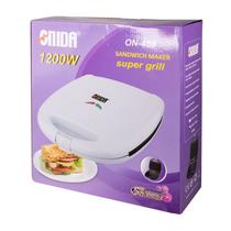 Sanduicheira Onida ON-458 - 1200W - Super Grill - 220V - Branco Sanduicheira Onida ON-458 - 1200W - Super Grill - 220V - Branco