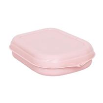 Sanduicheira Porta Lanche Plástica Rosa Plasvale