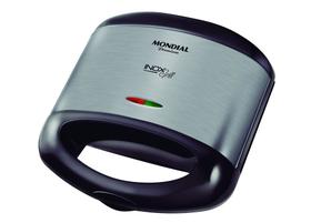 Sanduicheira Premium Inox Grill Mondial 110V