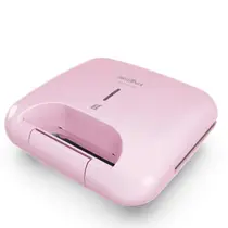 Sanduicheira Rosa Britânia 750W Antiaderente nao gruda