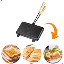 Sanduicheira Tostex Forma Dupla Ferro 2 Pães Misto Quente Fogão