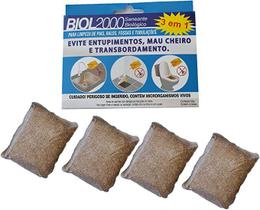 Saneante biologico biol2000 60g - limpa fossa e caixa de gordura - bioplus