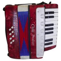 Sanfona acordeon infantil profissional 8 baixos grande - Accordion St-104