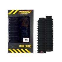 Sanfona De Bengala Circuit 18 Dentes - Preta - Bros 125 Bros 150 Até 2008 Xlr 125 Xl 125 Xlx 250 Crosser 150