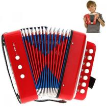 Sanfona infantil 3 baixos acordeon mini gaita estilo Sanfona infantil 3 baixos acordeon mini gaita estilo