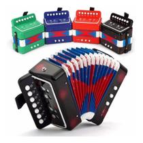 Sanfona infantil 3 baixos acordeon mini gaita estilo profissional