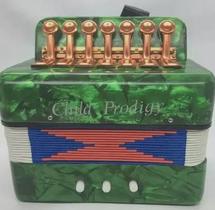 Sanfona Infantil Acordeon Gaita 3 Baixos 7 Teclas Mini.