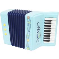 Sanfona Infantil Acordeon Musical com 3 Baixos 10 Teclas Criança Importway BW141