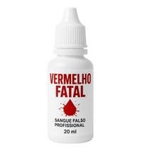 Sangue Artificial Falso Vermelho Fatal 20ml para Efeitos Realistas