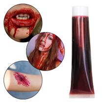 Sangue de Vampiro Artificial Falso Artístico Para Halloween 23.8ml Festa Halloween Dia Das Bruxas Sangue de Vampiro Artificial Falso Artístico Para Halloween 23.8ml Festa Halloween Dia Das Bruxas