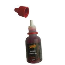 Sangue Falso Artificial Para Maquiagem Artística Halloween - 15 ml - maquiagem artística Sangue Falso Artificial Para Maquiagem Artística Halloween - 15 ml - maquiagem artística