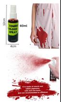 Sangue Falso Spray 60ml Maquiagem Artística Halloween Sangue Falso Spray 60ml Maquiagem Artística Halloween