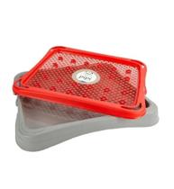 Sanitário Canino Banheiro Higiênico Pet Para Cães Com Grade Sanitário Canino Banheiro Higiênico Pet Para Cães Com Grade