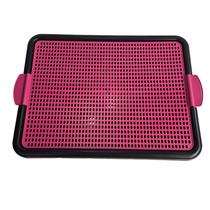 SANITARIO CANINO CÃES CACHORRO ROSA 57x43 BRINQPET