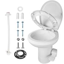 Sanitário para RV MuRealy 17 L Descarga por Gravidade com Pedal e Assento com Fechamento Suave Sanitário para RV MuRealy 17 L Descarga por Gravidade com Pedal e Assento com Fechamento Suave