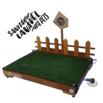 Sanitário Pet Lavável Tapete Higiênico Xixi Banheiro Cães porte Mini/P/M/G