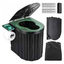 Sanitário Portátil Dobrável para Camping Sckee com Tampa Sanitário Portátil Dobrável para Camping Sckee com Tampa