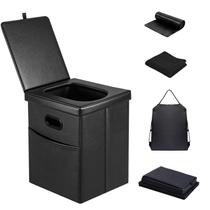 Sanitário Portátil Panmout XL 42 cm com Assento Almofadado Dobrável Suporta 200 kg