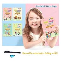 Sank Magic - Caderno Magico Caligrafia Reutilizável No Brasil Kit 4