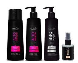 Sanliss Alto Impacto Shampoo e BBC Cream e BBC Night e Repair Moringa Sanliss Alto Impacto Shampoo e BBC Cream e BBC Night e Repair Moringa