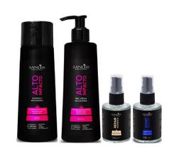Sanliss Alto Impacto Shampoo e BBC Cream e Repair Moringa e Shine Moringa Sanliss Alto Impacto Shampoo e BBC Cream e Repair Moringa e Shine Moringa
