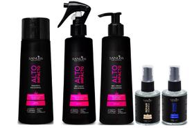 Sanliss Alto Impacto Shampoo e BBC Liquid e BBC Cream e Repair Moringa e Shine Moringa