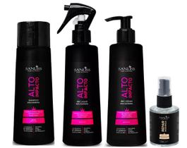 Sanliss Alto Impacto Shampoo e BBC Liquid e BBC Cream e Repair Moringa Sanliss Alto Impacto Shampoo e BBC Liquid e BBC Cream e Repair Moringa