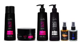 Sanliss Alto Impacto Shampoo e Máscara e BBC Cream e BBC Night e Repair Macadâmia e Shine Moringa