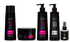 Sanliss Alto Impacto Shampoo e Máscara e BBC Cream e BBC Night e Repair Moringa