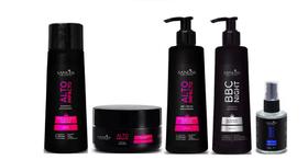 Sanliss Alto Impacto Shampoo e Máscara e BBC Cream e BBC Night e Shine Moringa