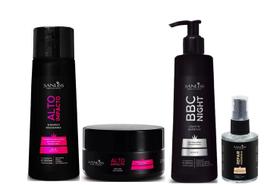 Sanliss Alto Impacto Shampoo e Máscara e BBC Night e Repair Moringa