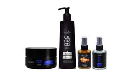 Sanliss Blond Care Máscara e BBC Night e Repair Macadâmia e Shine Moringa