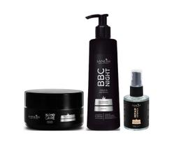 Sanliss Blond Care Máscara Platinum e BBC Night e Repair Moringa