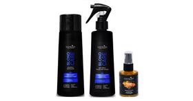 Sanliss Blond Care Shampoo e BBC Spray e Repair Macadâmia