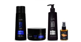 Sanliss Blond Care Shampoo e Máscara e BBC Night e Repair Macadâmia