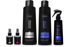 Sanliss Intense Shampoo e Intense Blond e BBC Spray e Repair Moringa e Shine Macadâmia