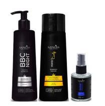 Sanliss Perfect Curly Shampoo e BBC Night e Shine Moringa Sanliss Perfect Curly Shampoo e BBC Night e Shine Moringa
