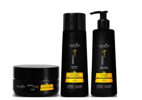 Sanliss Perfect Curly Shampoo e Máscara e BBC Cream Modelador