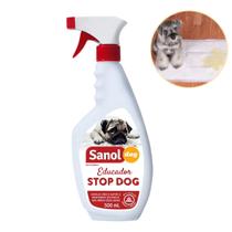 Sanol Dog Stop Dog Educador Sanitário 500ml Adestramento de Cães Repelente Não Urinar Local Errado