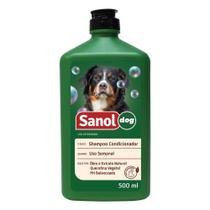 SANOL SHAMPOO CÃES DE GRANDE PORTE 2 EM 1 - frasco com 500ml - Sanol Dog