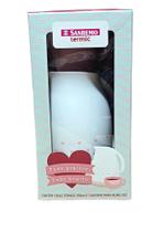 Sanremo - Conjunto de Bule Térmico Branco Plástico Cuidar de 700ml Sanremo - Conjunto de Bule Térmico Branco Plástico Cuidar de 700ml