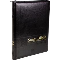 Santa Biblia con Concordância em Espanhol com zíper Letra Super Gigante Palabras de Jesús en Rojo Reina Valera 1960 SBB - Evangélica,Cristã,Pentecostal,Igreja,Religião