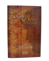 Santa Biblia de Estudio - Media - capa dura marrom - Editora Sbb