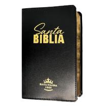 Santa biblia reina valera 1960 letra normal capa luxo preta