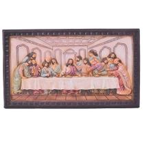 Santa Ceia Quadro Resina 1 Peça 15.3X1.3X26CM Santa Ceia Quadro Resina 1 Peça 15.3X1.3X26CM