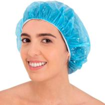 Santa Clara - Kit Touca para Banho Polietileno Multicor (2 Unidades) Santa Clara - Kit Touca para Banho Polietileno Multicor (2 Unidades)