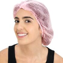 Santa Clara - Touca Descartável Não Tecido Rosa (25 Peças)